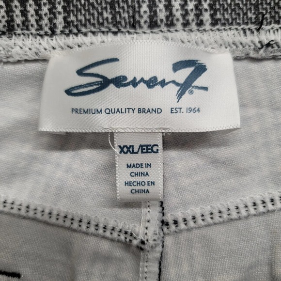 Seven 7 Pants Womens XXL Gray Pull‎ on Leggings Houndstooth Plaid Stretch Casual - Picture 11 of 14